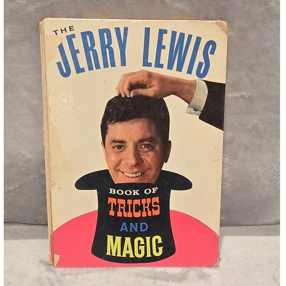 Vintage 1962 The Jerry Lewis Book of Tricks and Magic Random House 1st Edition